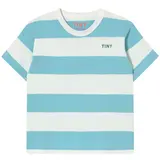 Tiny Cottons Stripes Knit Tee light cyan