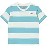 Tiny Cottons Stripes Knit Tee light cyan