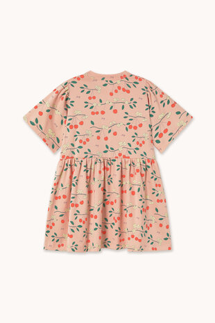 Tiny Cottons Cherry Trees Dress wild rose