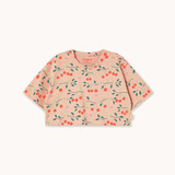 Tiny Cottons Cherry Trees Crop Tee wild rose
