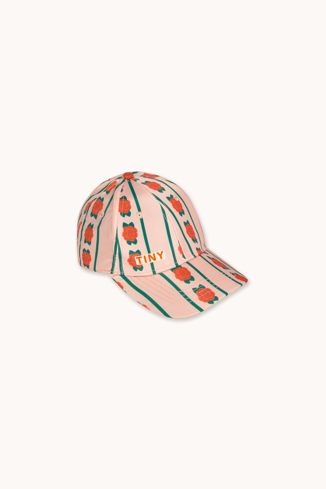 Tiny Cottons Rose Pattern Cap wild rose