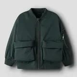 Name It 13250741 NMMMATHIAS BOMBER JACKET Green Gables