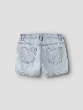 Name It denim short met sterren