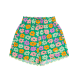 Jelly Mallow Flower Seersucker Shorts