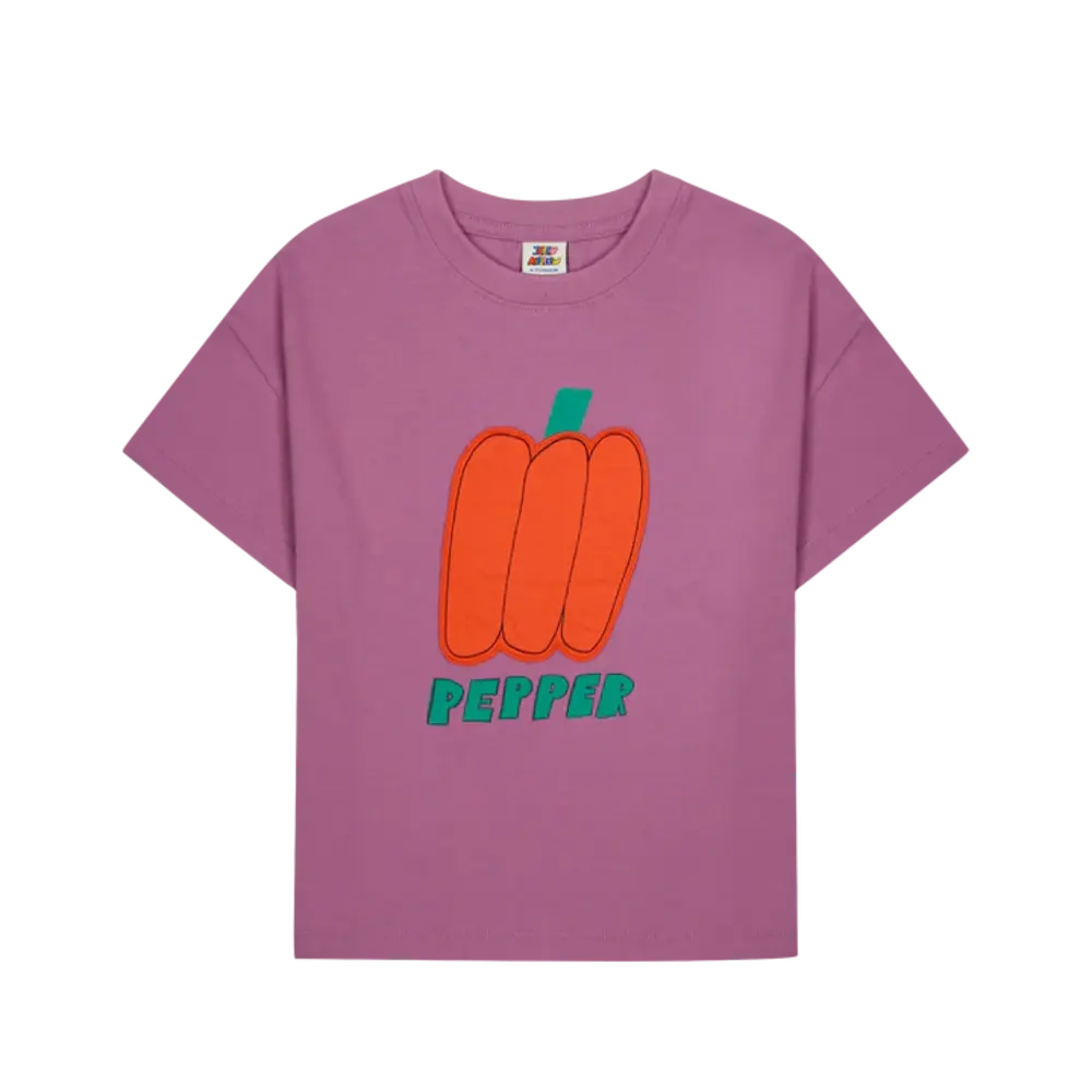 Jelly Mallow  t-shirt met paprika applicatie