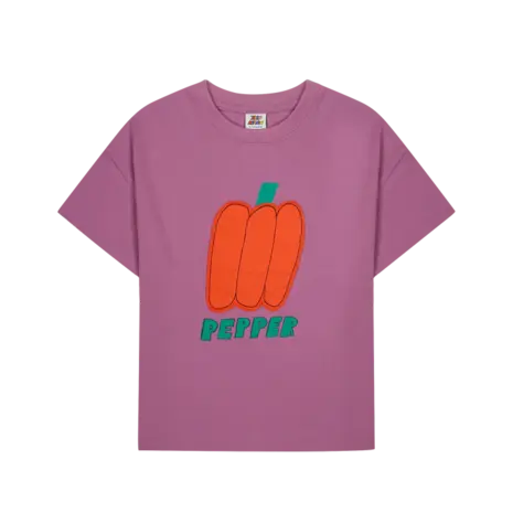 Jelly Mallow  t-shirt met paprika applicatie
