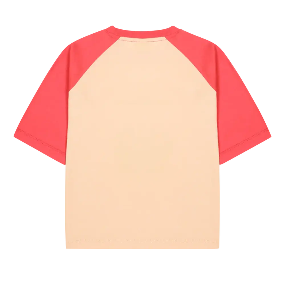 Jelly Mallow Cherry Cupcake Raglan T-Shirt