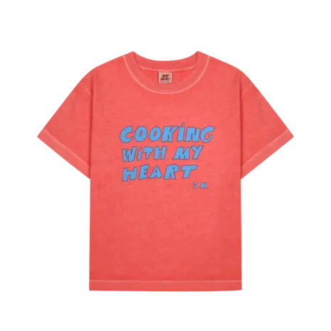 Jelly Mallow Cooking Heart Pigment T-Shirt Jelly Mallow Cooking Heart Pigment T-Shirt