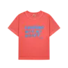 Jelly Mallow rood t-shirt met print