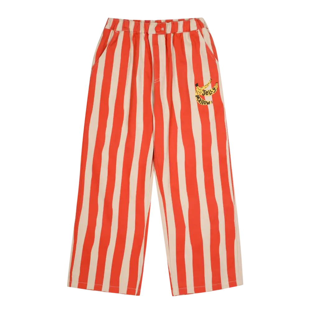 Jelly Mallow Banana Strip Pants