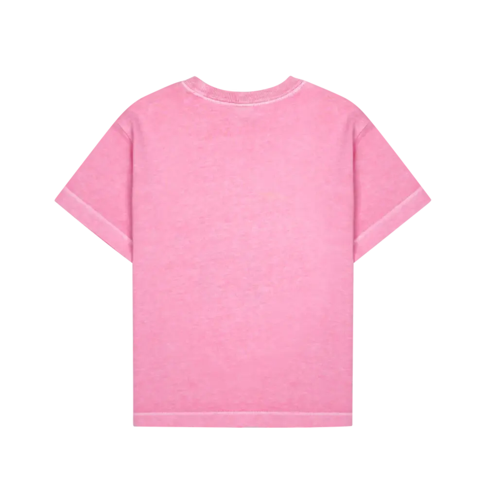 Jelly Mallow roze t-shirt met print