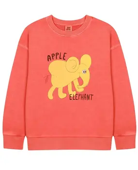 Jelly Mallow Elephant Pigment Sweatshirt