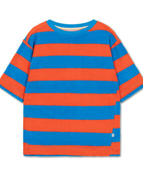 Repose 69. Sweat tee wave flame block stripe