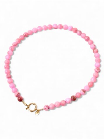 Love Issue Ketting pink beads