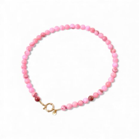 Love Issue Ketting pink beads