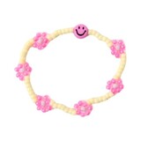 Love Issue Armband Daisy smiley sunshine/fuchsia