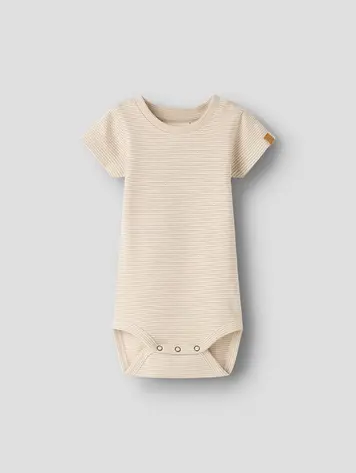 Lil Atelier 13241127 NBMFENG SS SLIM BODY LIL Oxford Tan