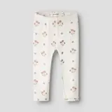 Lil Atelier 13251978 NBFLAYO SIN SLIM LEGGINGS LIL Coconut Milk FLOWER PINK