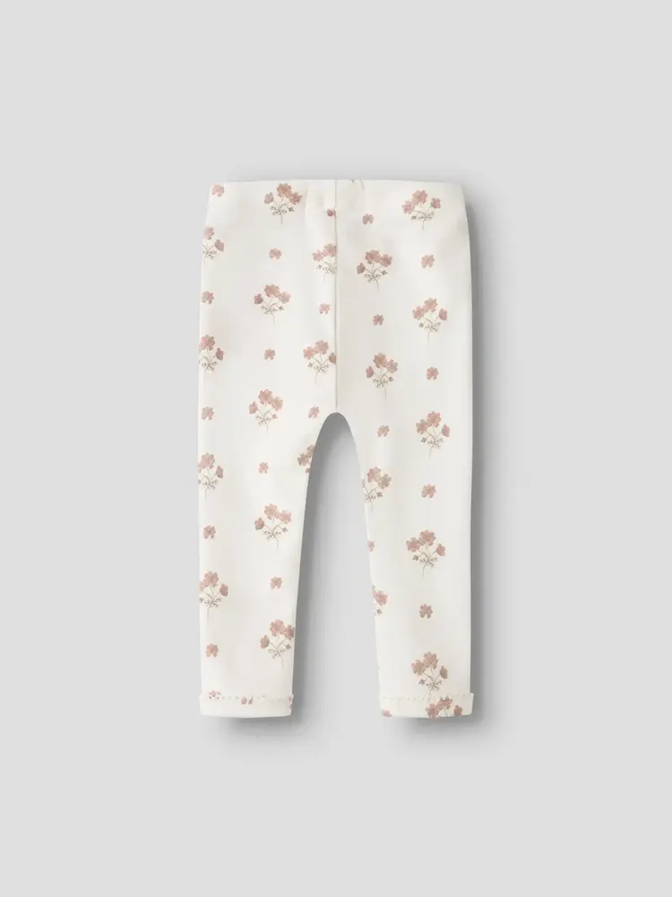 Lil Atelier 13251978 NBFLAYO SIN SLIM LEGGINGS LIL Coconut Milk FLOWER PINK