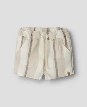 Lil Atelier 13257432 NBMFIBERT LOOSE SHORTS LIL Coconut Milk