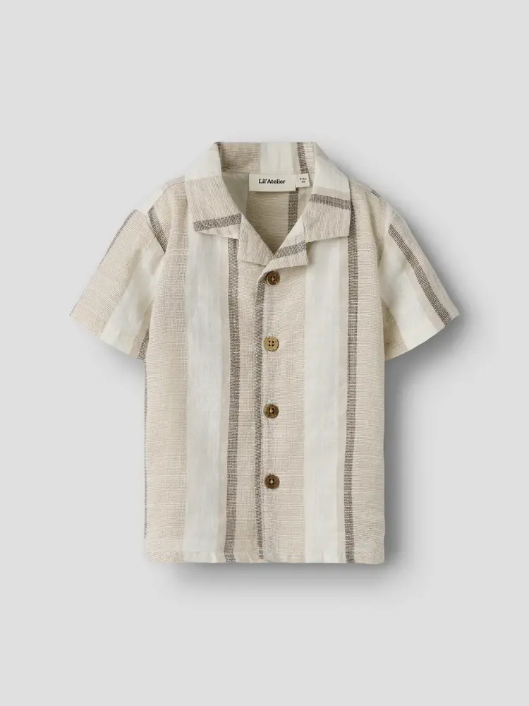Lil Atelier 13257433 NBMFIBERT SS LOOSE SHIRT LIL Coconut Milk Lil Atelier 13257433 NBMFIBERT SS LOOSE SHIRT LIL Coconut Milk