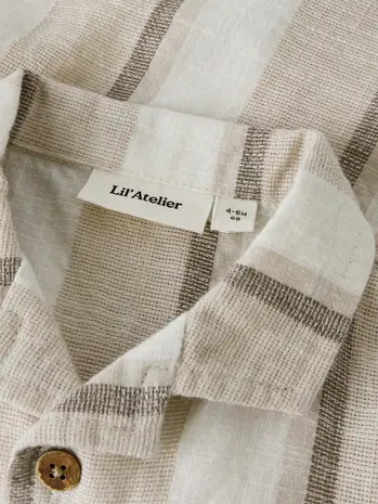 Lil Atelier 13257433 NBMFIBERT SS LOOSE SHIRT LIL Coconut Milk Lil Atelier 13257433 NBMFIBERT SS LOOSE SHIRT LIL Coconut Milk