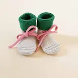 Hvid Booties - Cream/Grass