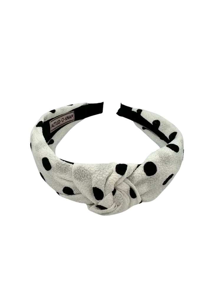 Altijd Knap Haarband dreamy dots white