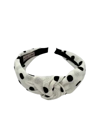 Altijd Knap Haarband dreamy dots white