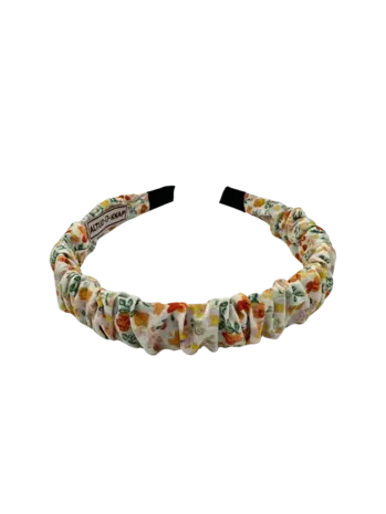 Altijd Knap Haarband zweet flowers white orange pink