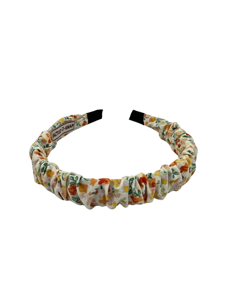 Altijd Knap Haarband sweet flowers white orange pink