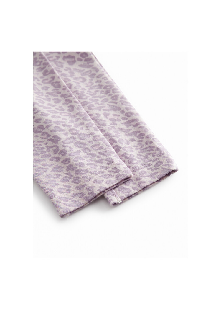 MarMar Copenhagen legging met lila leopard print
