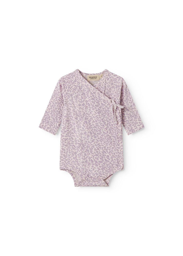 MarMar Copenhagen romper met lila leopard print