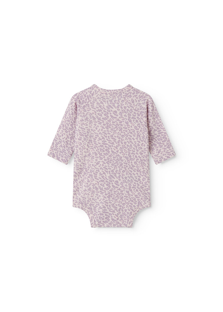 MarMar Copenhagen romper met lila leopard print