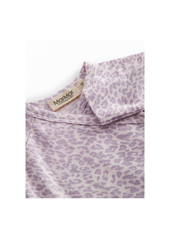 MarMar Copenhagen romper met lila leopard print