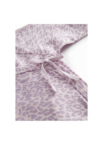 MarMar Copenhagen romper met lila leopard print