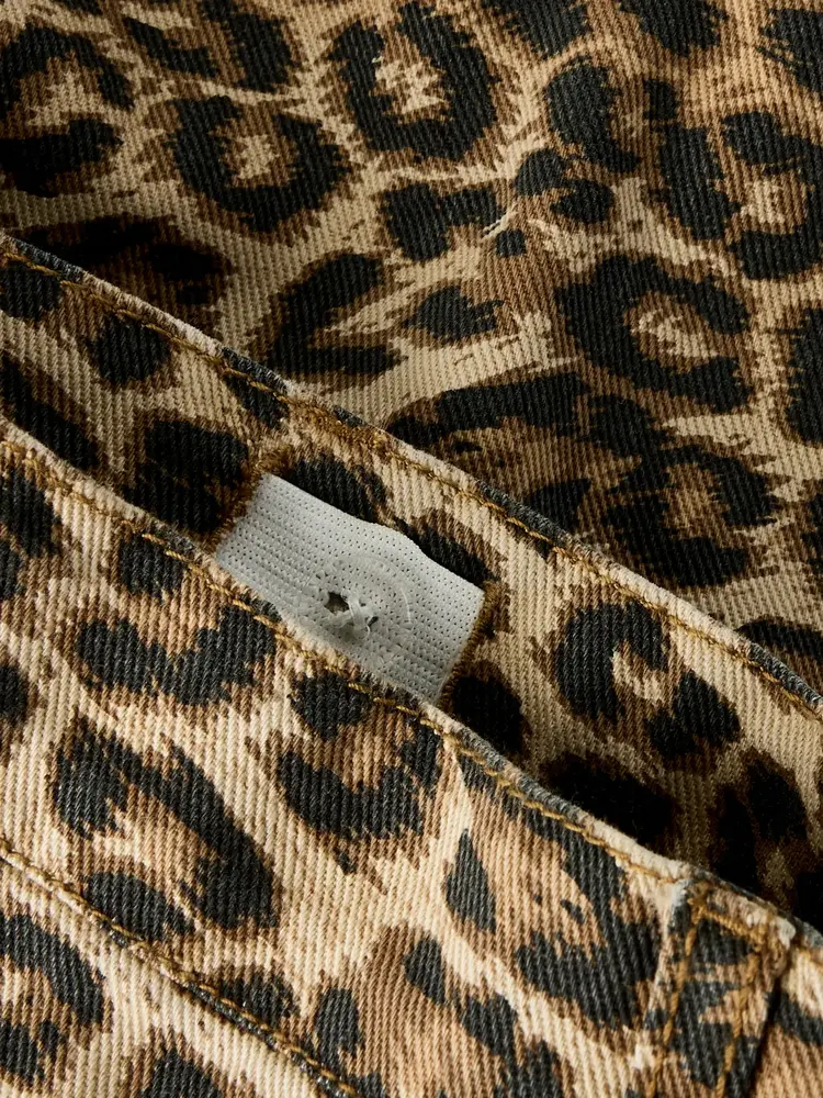 Name It 13248460 NKFROSE HW SHORTS 4444-TD Silver Mink Leopard