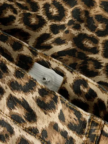 Name It 13248460 NKFROSE HW SHORTS 4444-TD Silver Mink Leopard