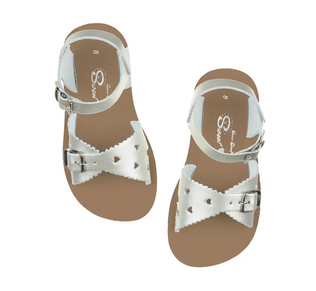 Salt -Water Sandals Sweetheart Child Silver