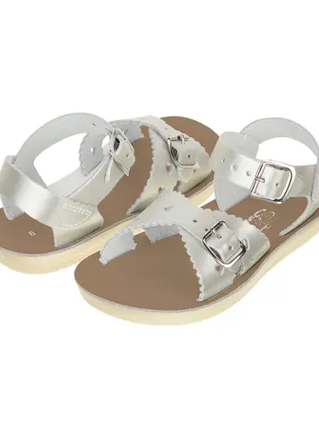 Salt -Water Sandals Sweetheart Youth Silver