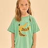 Jelly Mallow groen t-shirt met banaan en logo print