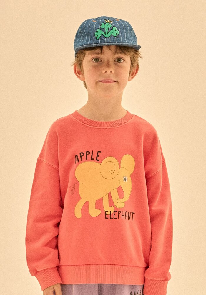 Jelly Mallow Elephant Pigment Sweatshirt Jelly Mallow Elephant Pigment Sweatshirt