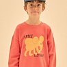 Jelly Mallow rood/oranje sweater met olifant print