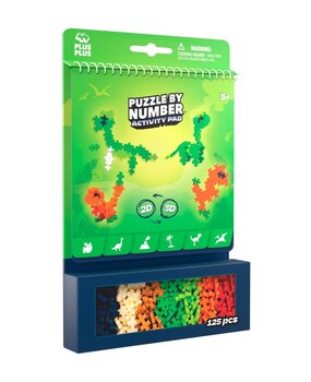 Plus Plus Activity Pad Dinosaurs 125ST