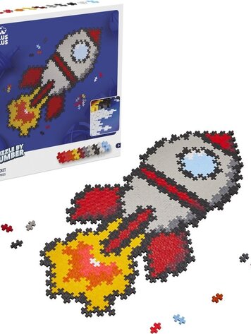 Plus Plus Puzzle By Number Raket 500ST