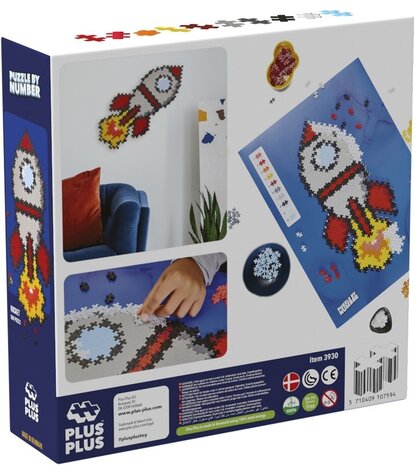 Plus Plus Puzzle By Number Raket 500ST