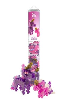 Plus Plus Tube Glitter Unicorns 100ST