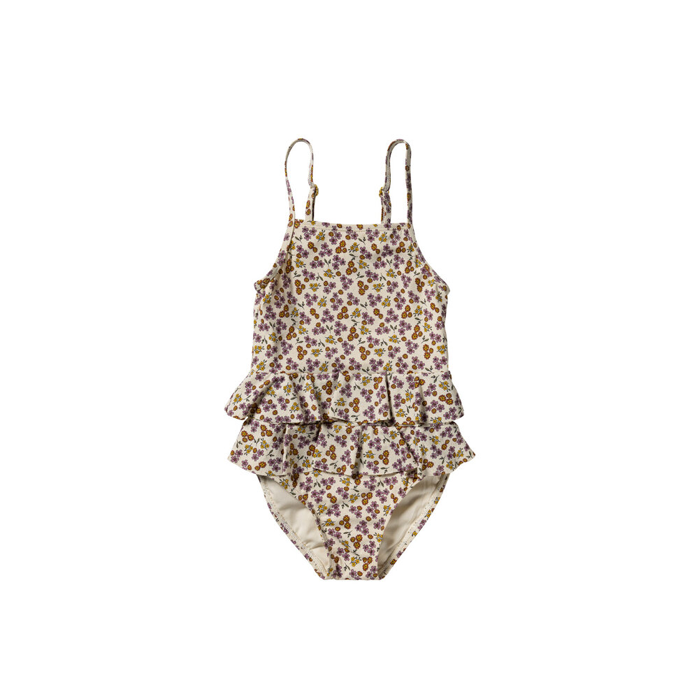 Salted Stories SASS26-069SAS Sparkly Flower | Swimsuit White Swan