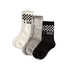 Checkerboard Crew Black/White Socks VN000Q1QY281