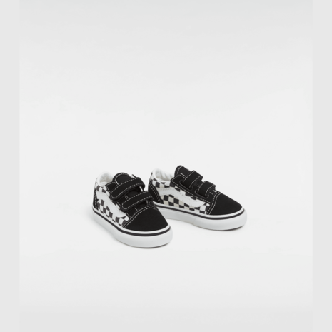 Vans TD Old Skool V (PRIMARY CHECK) BLK/WHITE VN0A38JNP0S1 Vans TD Old Skool V (PRIMARY CHECK) BLK/WHITE VN0A38JNP0S1